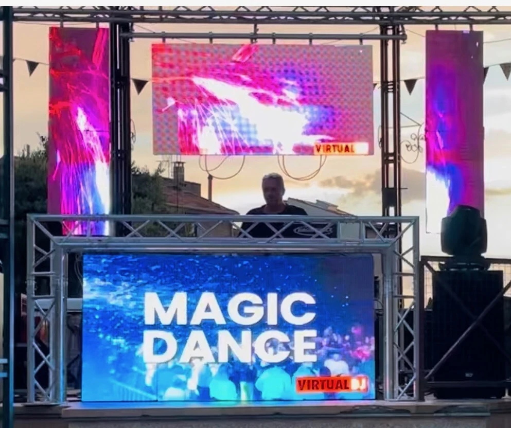 Diffusion événementielle sur écran géant LED